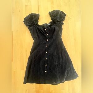 Aakaa Black Mini Dress